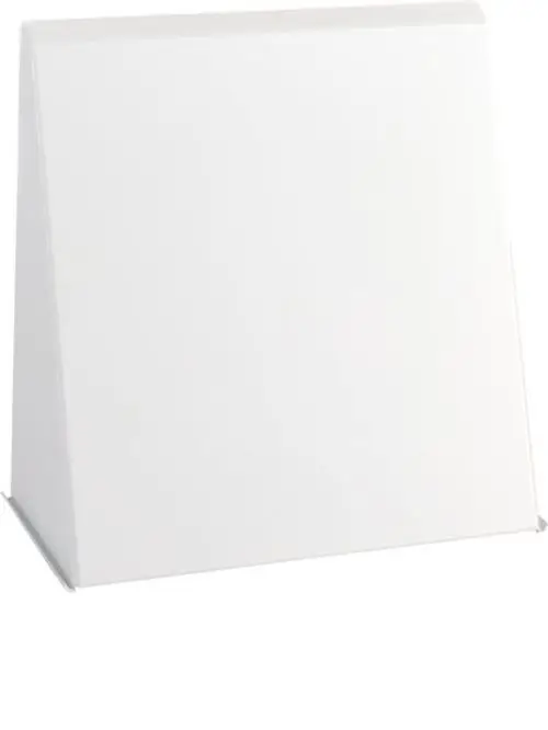 Weiße Außenblende LWE 40 BA W von STIEBEL ELTRON.